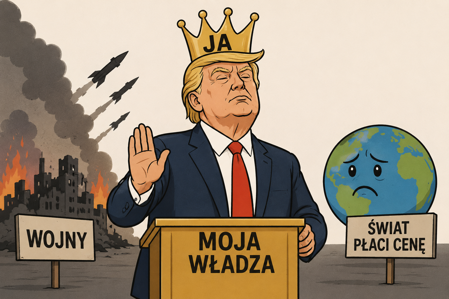 Trump znw atakuje